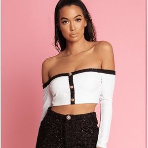 Meshki tweed White Top Amber collection